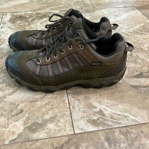 OBOZ Tamarack B Dry Low Men's 10.5 Waterproof Hiking Trail Shoes Nubuck Lthr